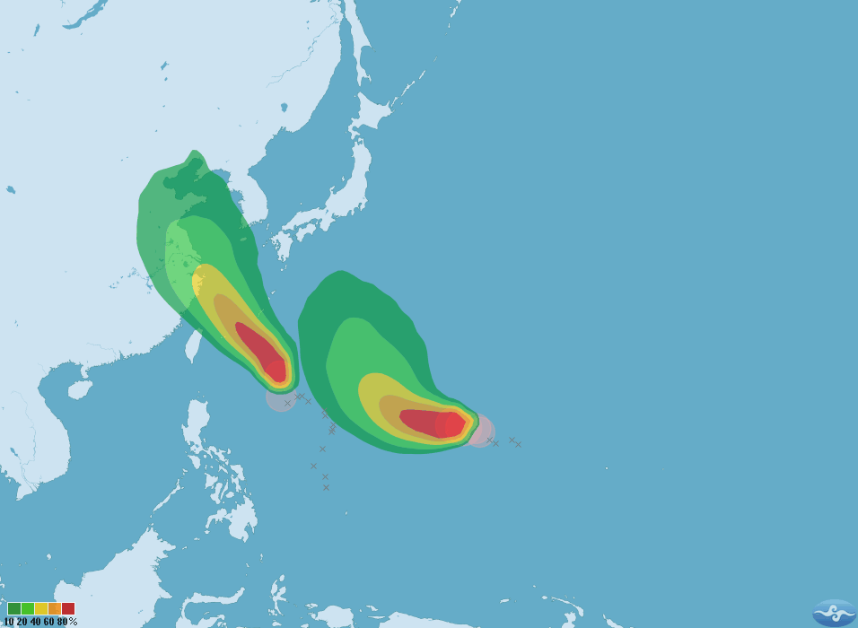 又有颱风！双颱成形直扑台湾东北部 | 文章内置图片