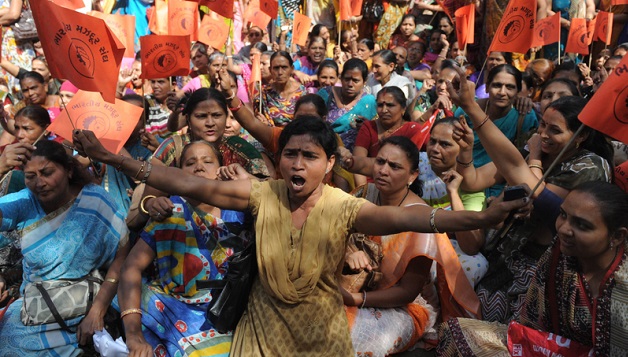 印度全國大罷工 稱1億5千萬人參加 | 文章內置圖片