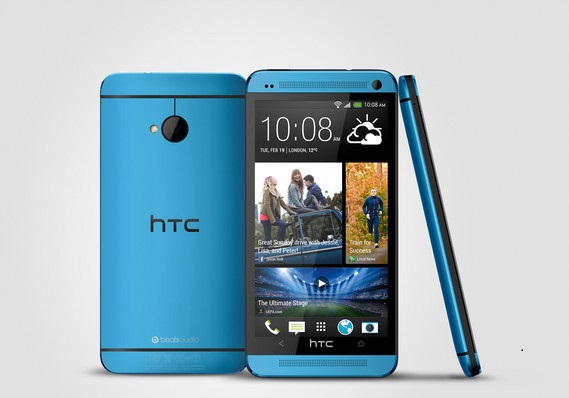 htc聯合電信推出 HTC One 極光藍板